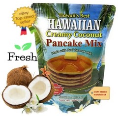 🌺CREAMY COCONUT PANCAKE MIX REAL COCONUT MILK 8 oz. (226 g) HAWAIIAS BEAST