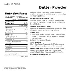 Augason Farms Butter Powder, 2lb 4oz, #10 Can