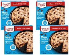 Duncan Hines Mega Cookie Chocolate Chunk Pan 7.8 Ounce (Pack of 4)
