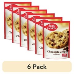 (6 pack) Betty Crocker Chocolate Chip Cookies, Cookie Baking Mix, 17.5 oz
