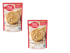 Betty Crocker White Chip Macadamia Nut Cookie Mix 14 oz (PACK OF 2)