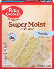 8x Betty Crocker Favorites SUPER MOIST Vanilla Cake Mix 13.25 oz Box – 8 PACK