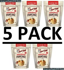 5 PACK – Bob’s Red Mill Pancake Mix, Gluten Free, 24 oz (Total 7.5 lbs)