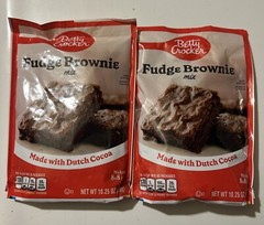 Lot Of 2 Betty Crocker Fudge Brownie Mix Made with Dutch Cocoa 10.25 oz 8×8 Pan