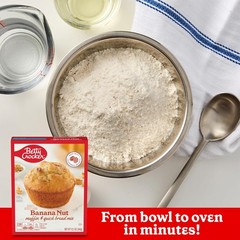 Betty Crocker Banana Nut Muffin and Quick Bread Mix, Made with California Walnut