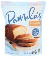 Pamela’s Mix Bread & Flour Blend 4 lb (Pack of 3)