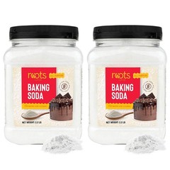 Baking Soda Bulk | 2 X 35.2oz Large Airtight Container | Pure Sodium Bicarbonate