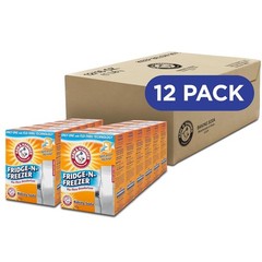 Arm & Hammer Baking Soda Fridge-n-Freezer Odor Absorber, Orange 14 oz, Pack…