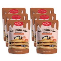 Miss Jones Gluten Free Oat Pancake Waffle Mix 10G Protein 50 Less Sugar 6 Pack