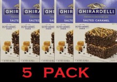 Ghirardelli PREMIUM Salted Caramel Chocolate BROWNIE Mix 16 oz Box – 5 PACK