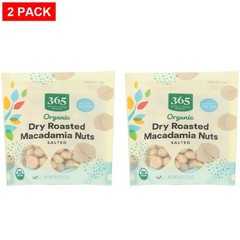 Whole Foods Market, Organic Macadamia Nuts, 8 Oz – Pack Of 2