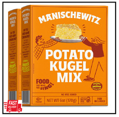Manischewitz Potato Kugel Mix, 6oz (2 Pack) Gluten Free, No MSG, Traditional Sty