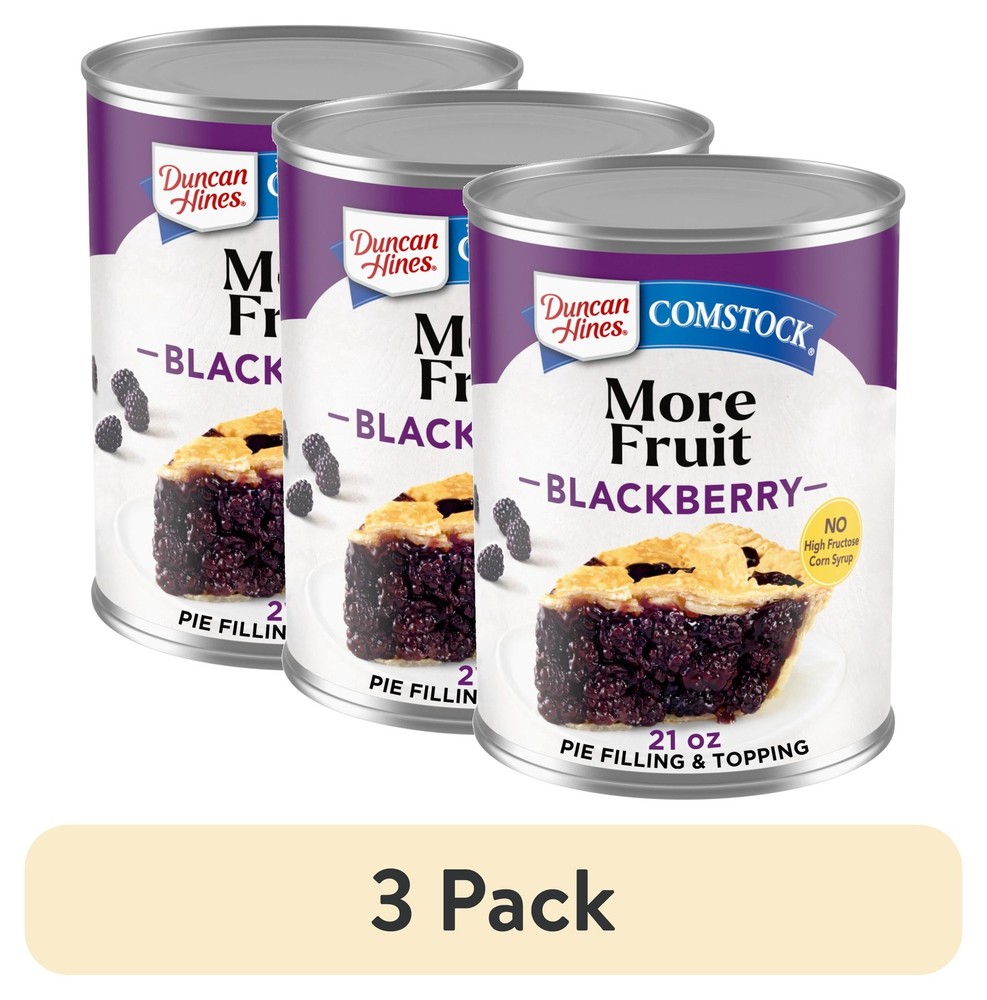 Blackberry Pie Filling and Ready to Use 21 oz 3 Pack