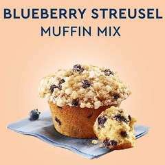 Blueberry Streusel Muffin Mix – Made with Whole Wheat Flour – No Preservatives