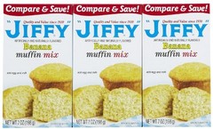 Jiffy Banana Muffin Mix 7 Ounce (Pack of 3)