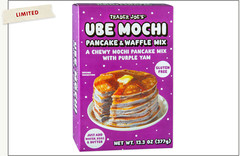 Trader Joe’s UBE Mochi Pancake & Waffle Mix Gluten Free 13.3oz 377g (2 Boxes)