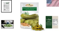 Zesty Bread & Butter Pickles Blend, Sweet & Spicy Flavor