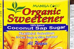 ORGANIC COCONUT VIRGIN SAP SUGAR Manila Coco 500gm NO SULFITE SLOW COOK Sucrose
