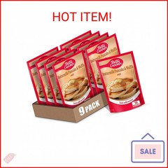 Betty Crocker Buttermilk Pancake and Waffle Mix, 6.75 oz. (Pack of 9)