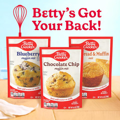 Betty Crocker Wild Blueberry Muffin and Quick Bread Mix, Wild Maine Blueberries