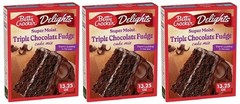 Betty Crocker Super Moist Triple Chocolate Fudge Cake Mix 3 Pack