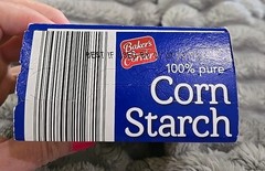 BAKER’S CORNER 100% Pure Corn Starch, 16 oz – 1 Unopened BOX