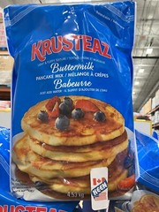 Krusteaz Complete Buttermilk Pancake Mix, 4.53 Kg/10 lbs, Exp:2026SE13