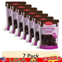 Gluten Free Double Chocolate Brownie Mix 7 Pack Fudgy Whole Grains Low Sugar New