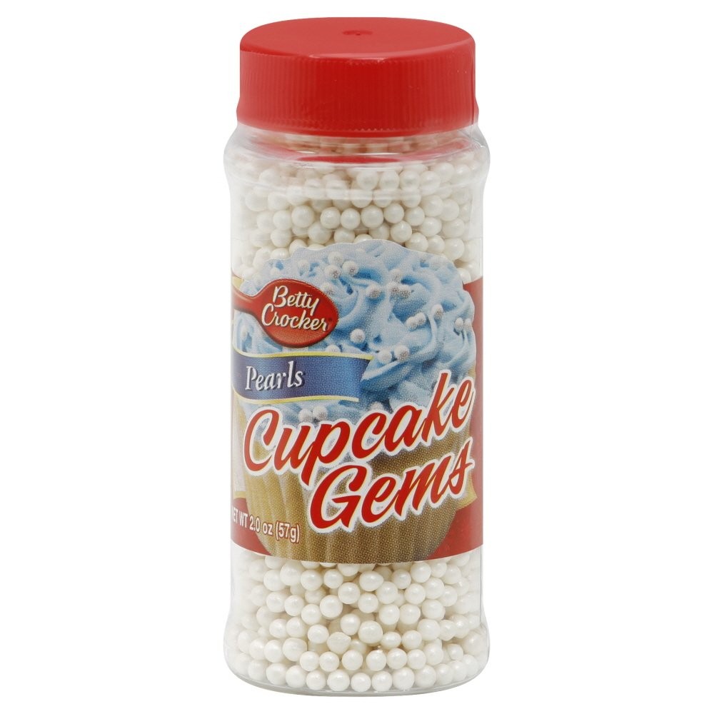 Betty Crocker Pearls Cupcake Gems, 2 Ounce