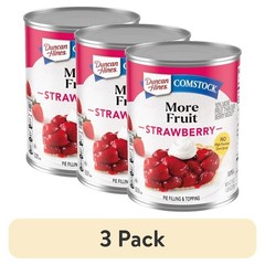 Strawberry Pie Filling and Premium Quality 21 oz 3 Pack