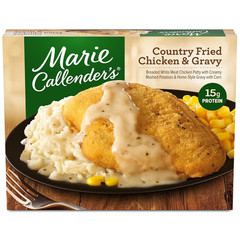 Country Fried Chicken and Gravy, Convenient Oven or Microwave Meal with Chicken