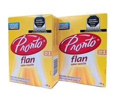 2 PACK! Pronto, Flan, Traditional, 84g, Made In Mexico