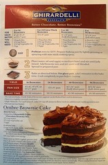 Ghirardelli Triple Chocolate Brownie Mix, Semi-Sweet, 120 Ounce (Pack of 1)