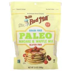 Bob s Red Mill Grain Free Paleo Pancake Waffle Mix 13 oz 368 g Gluten-Free,