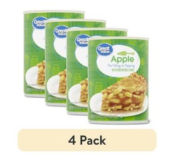 (4 pack) Great Value Apple Pie Filling or Topping, 21 oz