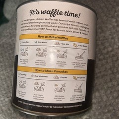 Golden Waffles – Waffle and Pancake Mix, Flour, Original, 33-Ounce Can