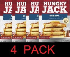 Hungry Jack ORIGINAL Pancake & Waffle Mix 32 oz box – 4 PACK
