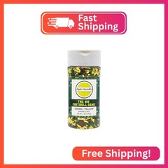 Mystic Sprinkles The Big Football Game Jimmy Mix 3oz Bottle (Green & Yellow Spri