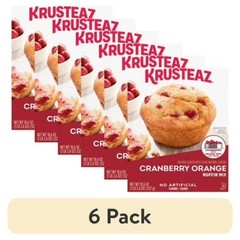 Cranberry Orange Muffin Mix 6 Pack Made With Real Cranberries and Orange Zest