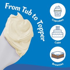 Creamy Vanilla Frosting Icing 16 oz Tub Cake Decorating Dessert