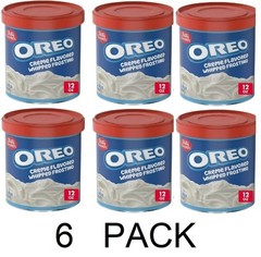 Betty Crocker OREO Creme Whipped Cake Frosting 12 oz tub – 6 PACK