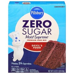 Sugar-Free Moist Devil’s Food Premium Cake Mix, 16 oz Box, 6 Pack