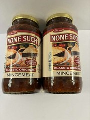 None Such Classic Mincemeat 27oz Each With Raisins & Apples LOT OF 2