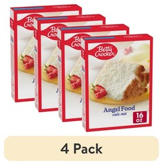 Angel Food Cake Mix Easy Prep Just Add Water 16 oz Pack of 4
