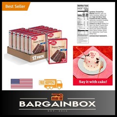 Luxurious Chocolate Fudge Cake Mix – 13.25 oz, Pack of 12 for Easy Enjoyment