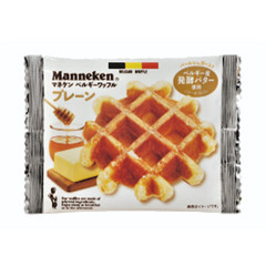 Japan Manneken Belgian Waffle Rosen Plain Waffle 1 Piece × 6 bags