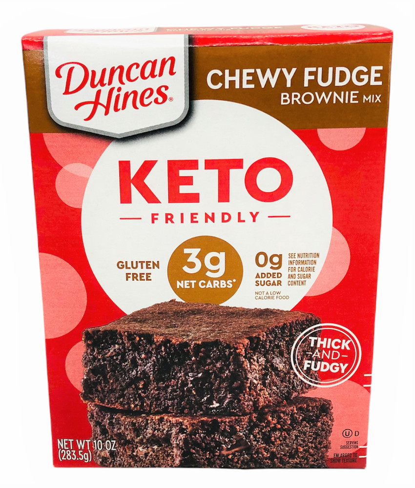 Duncan Hines Keto Friendly Chewy Fudge Brownie Mix 10 oz