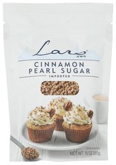 Lars Own Cinnamon Pearl Sugar – 10 oz Bag – Swedish Baking Ingredient