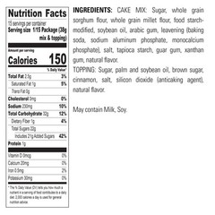 Krusteaz Gluten Free Cinnamon Crumb Cake Mix Pack of 2 Easy to Make Baking Mix