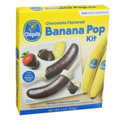 Chiquita Chocolate Banana Pop Kit Makes 8 Pops 4oz (1 Pack)